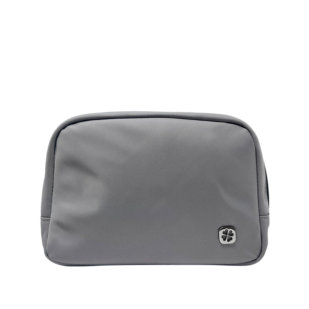 Cartera crossbody Tefi para mujer color gris