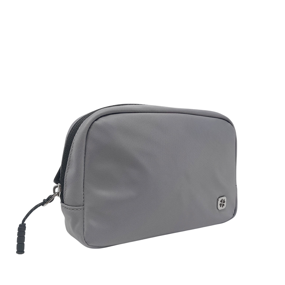 Cartera crossbody Tefi para mujer color gris