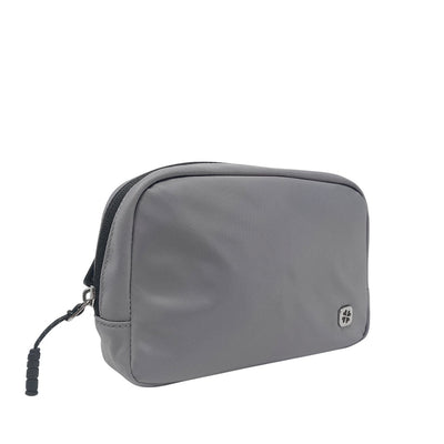 Cartera crossbody Tefi para mujer color gris