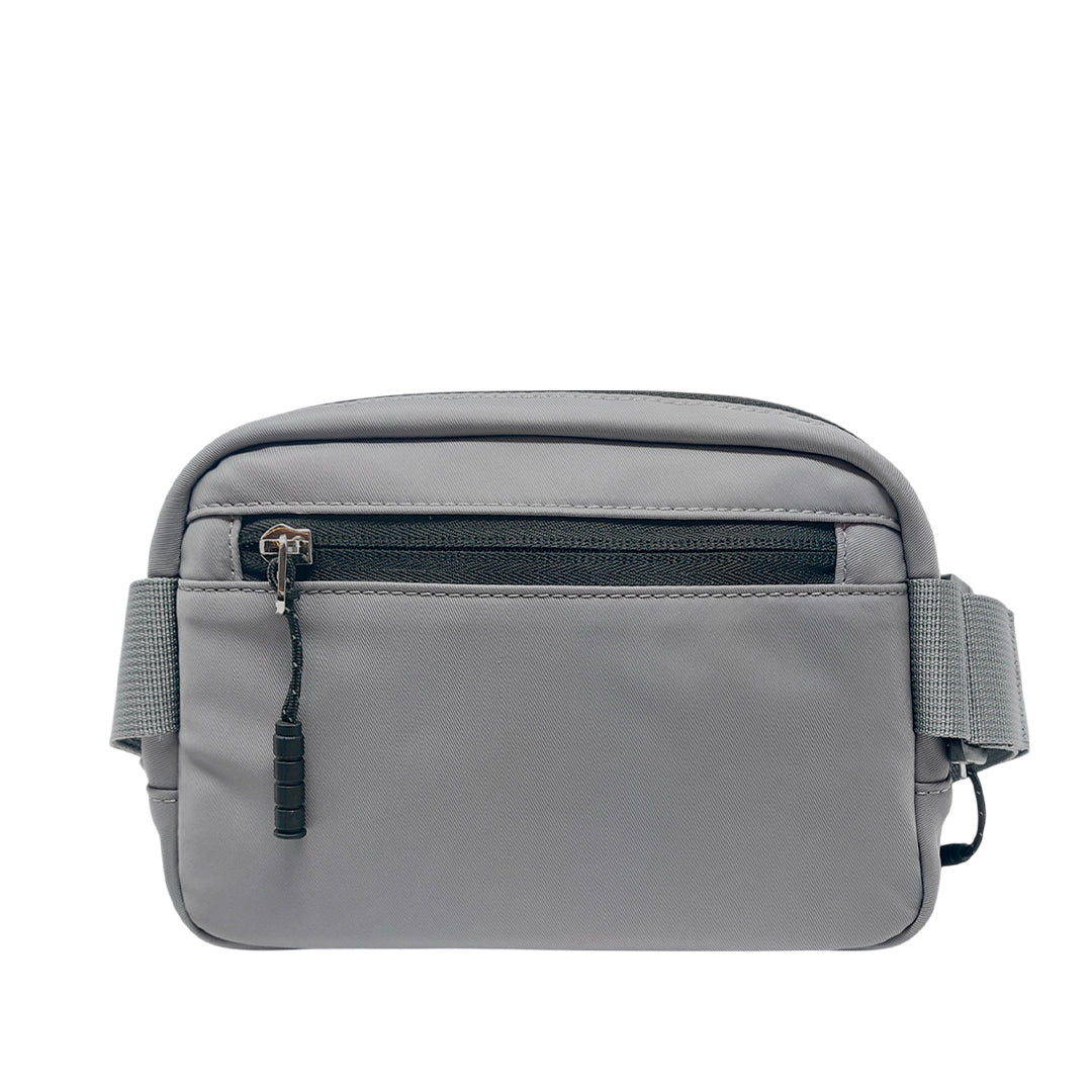 Cartera crossbody Tefi para mujer color gris
