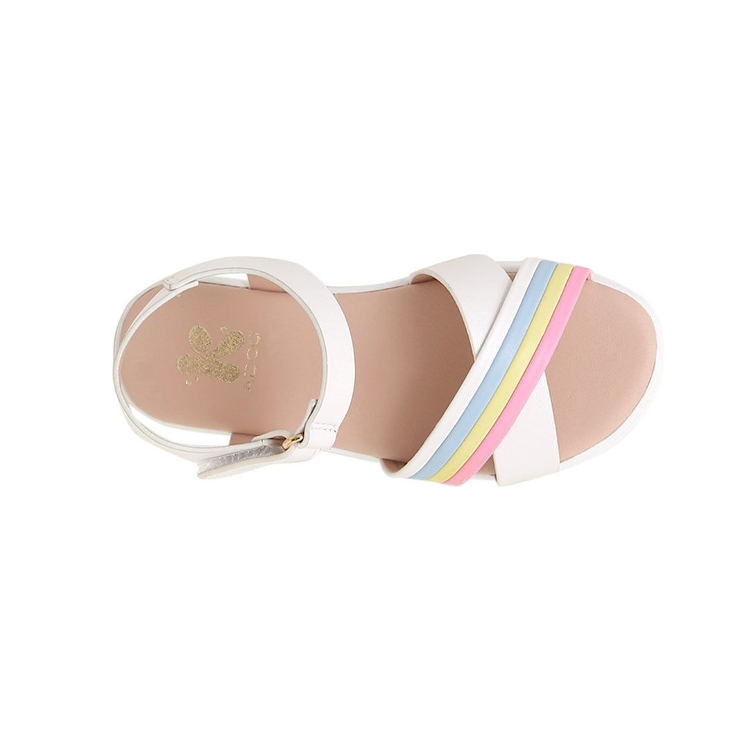 Sandalias Dakota para infante color blanco
