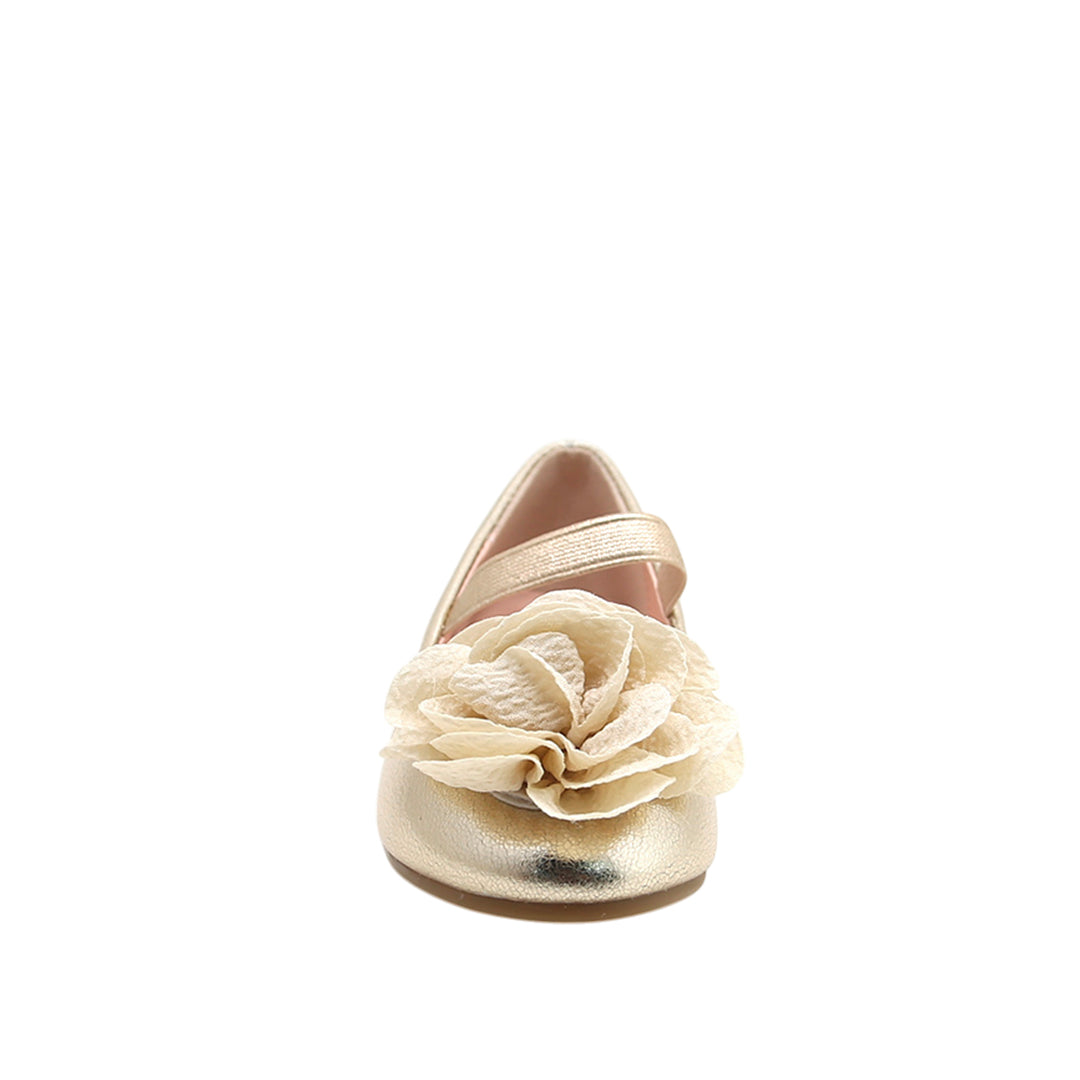 Ballerinas Flore para niña color dorado