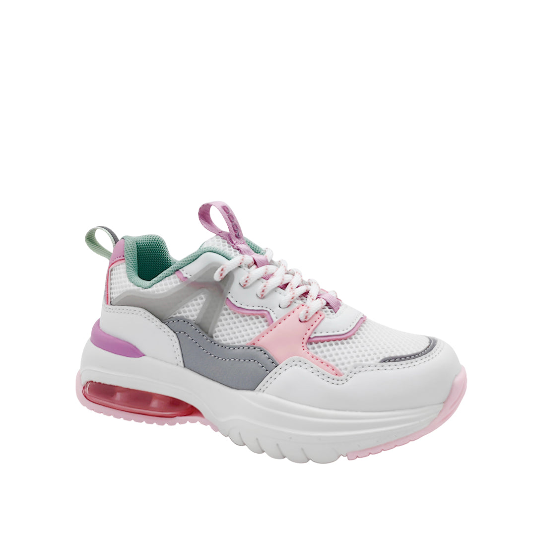 Tennis Aislya para niña color rosado