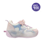 Sneakers con rodos Britt para niña color plateado