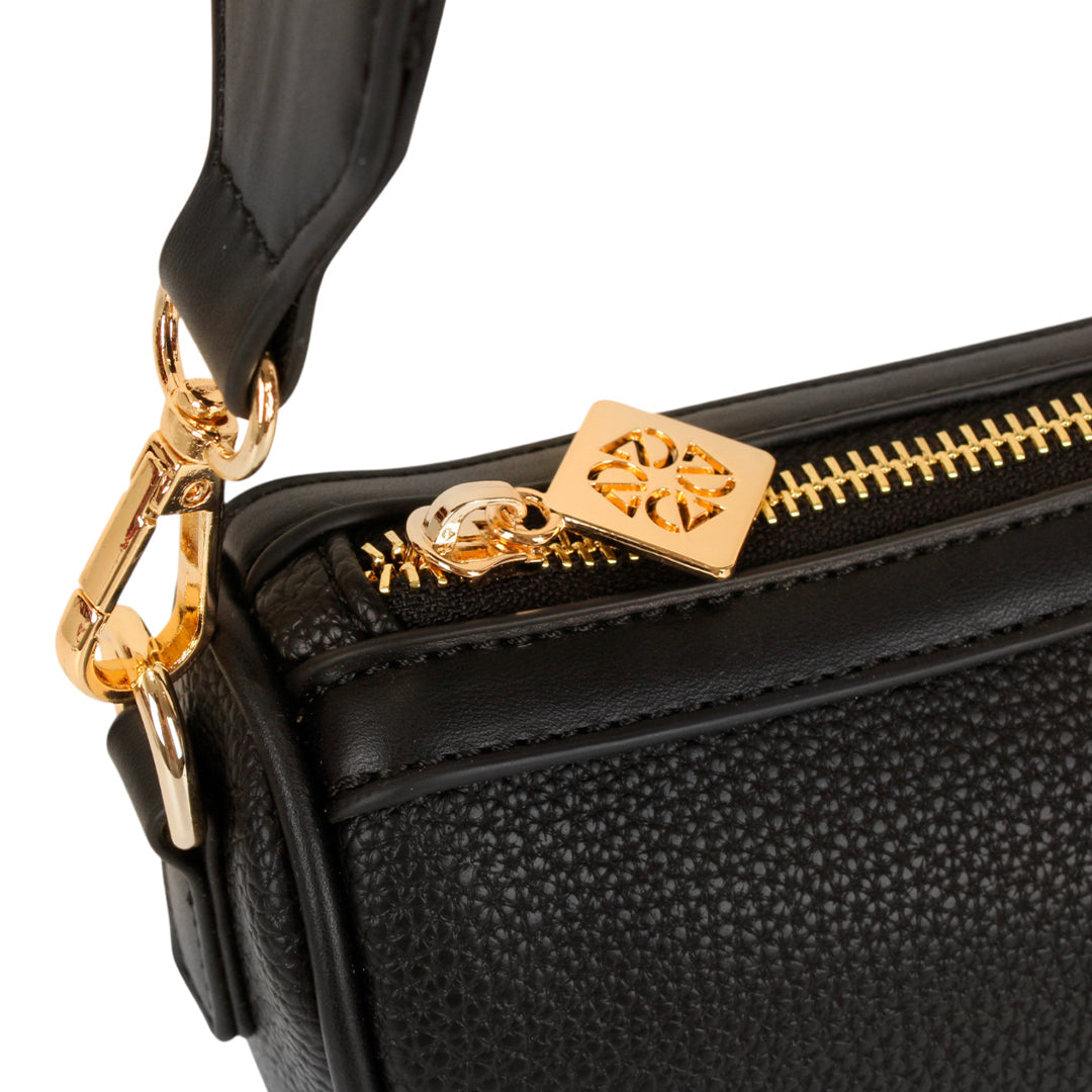 Cartera crossbody Gala para mujer color negro