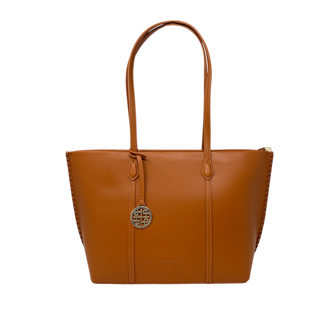 Cartera satchel Odelo para mujer color tan