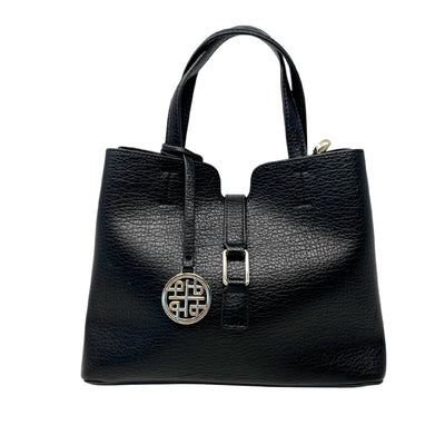 Cartera satchel Ember para mujer color negro