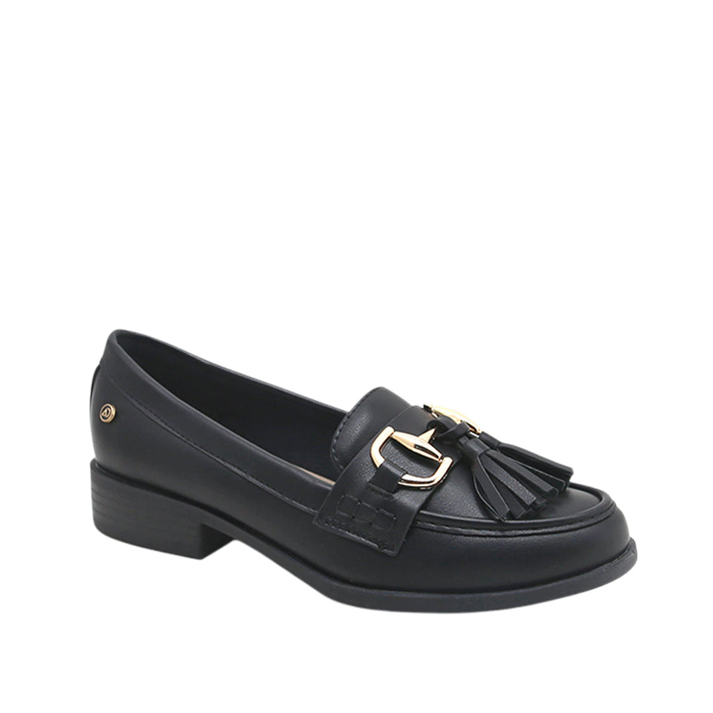 Mocasines Francesca para mujer color negro