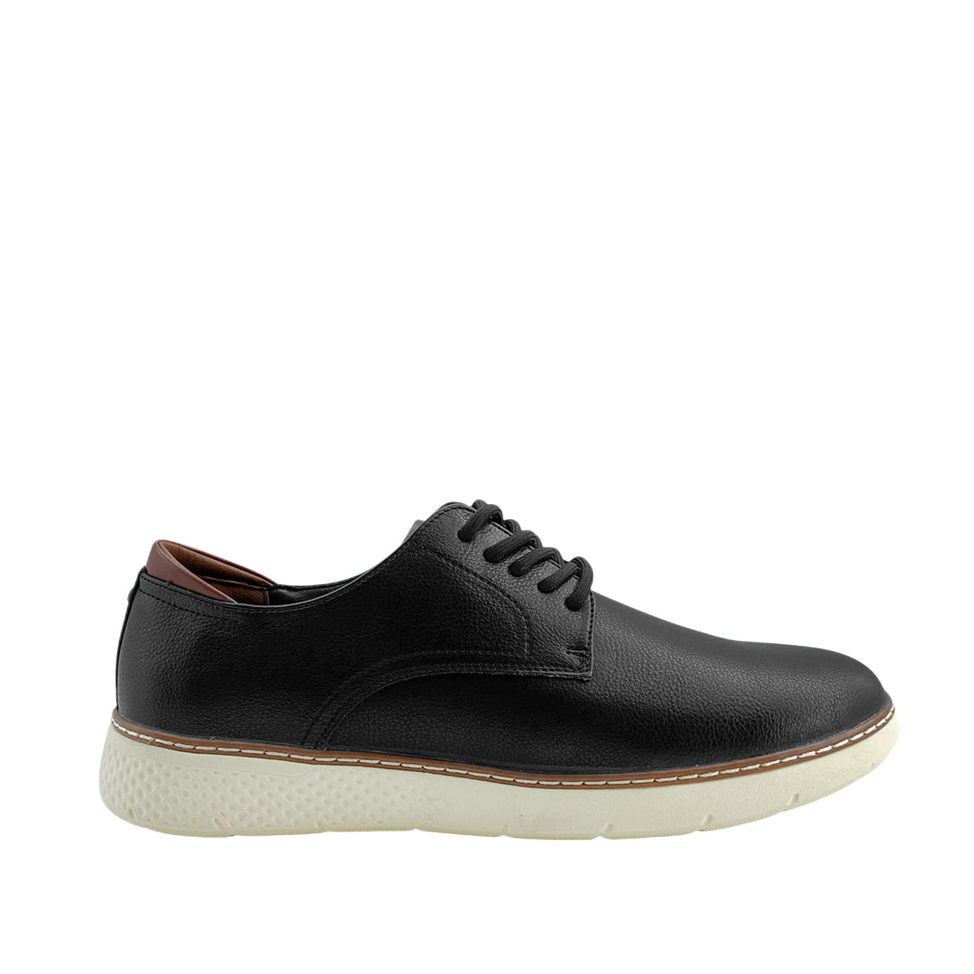 Derby shoes Leandro para hombre color negro