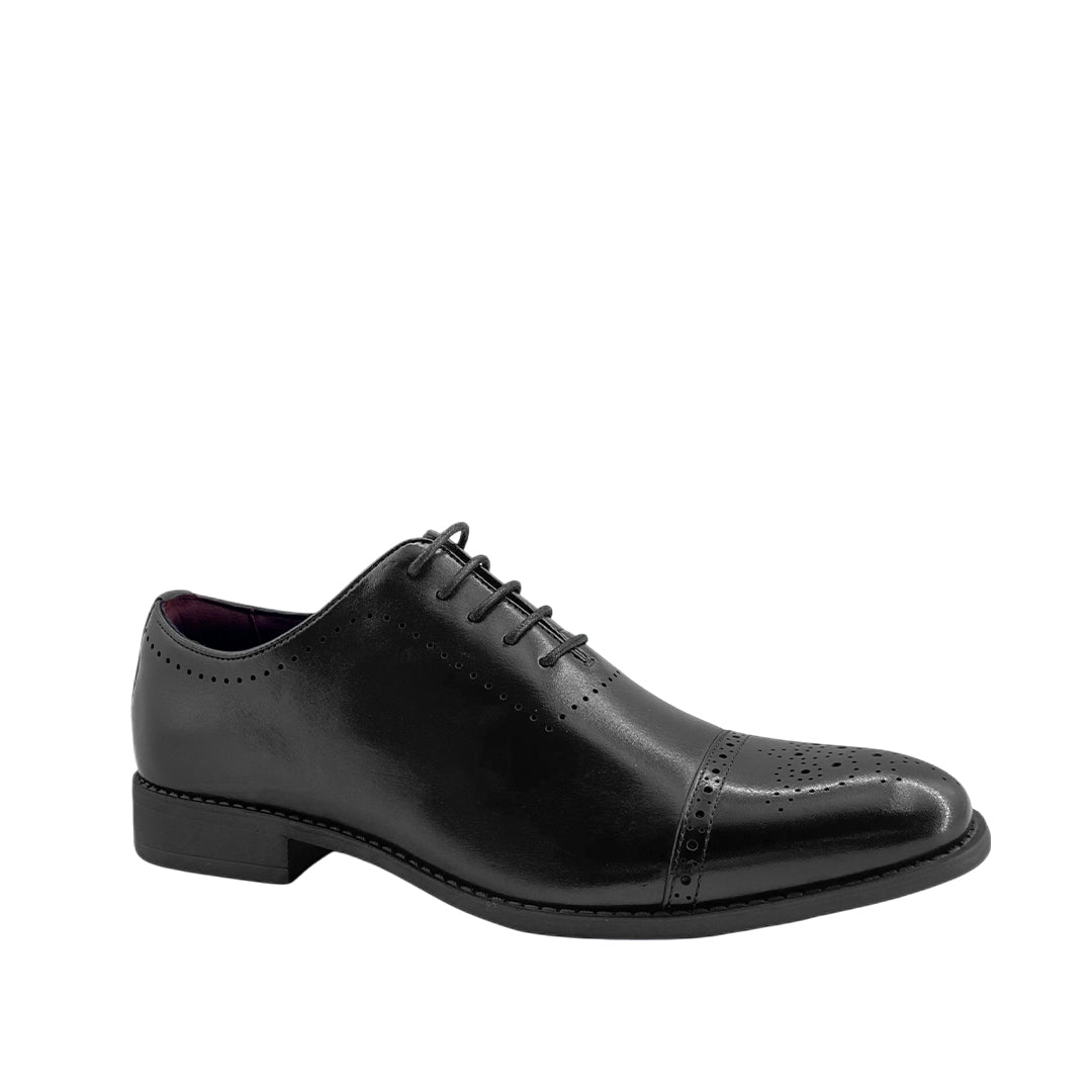 Oxfords Brogge para hombre color negro