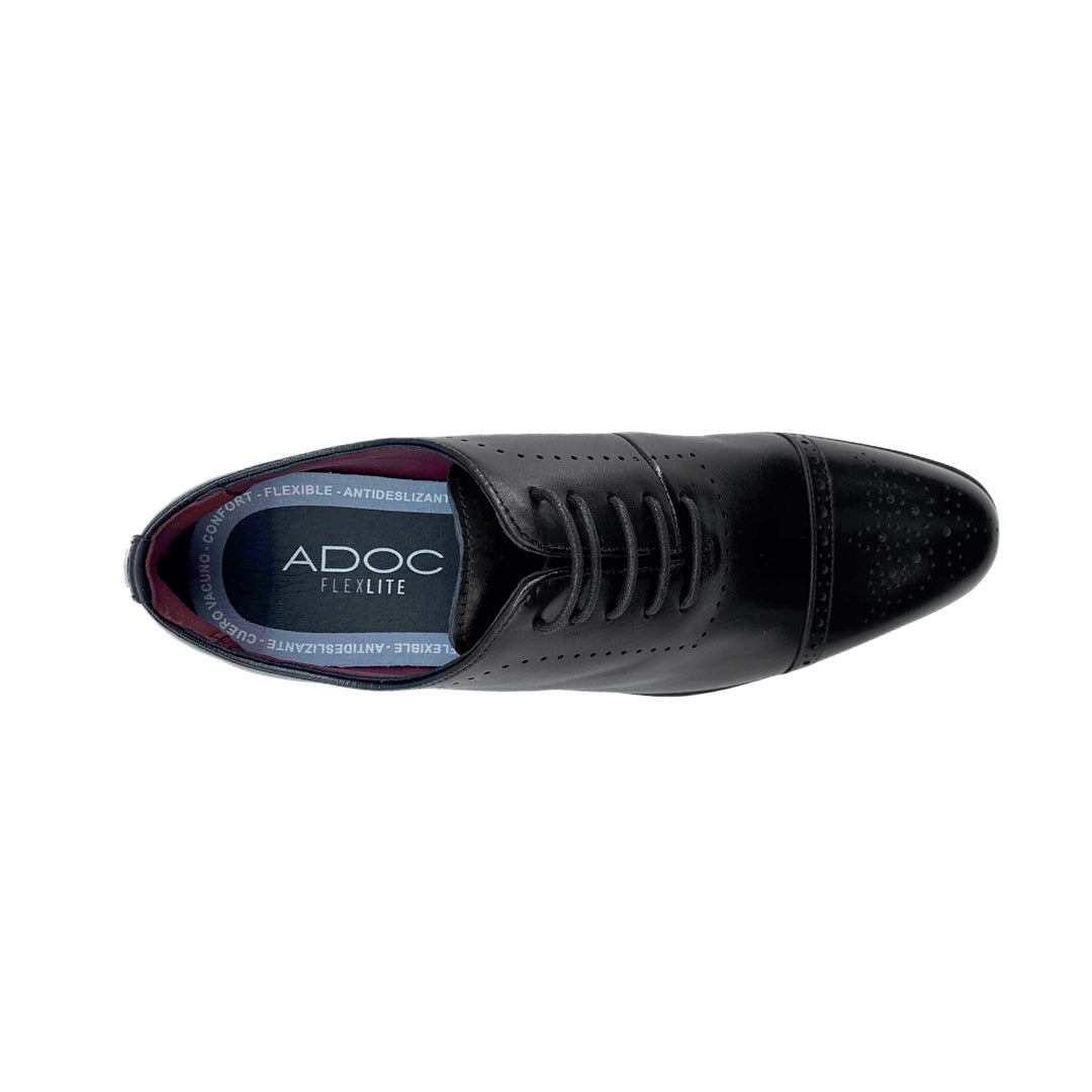 Oxfords Brogge para hombre color negro