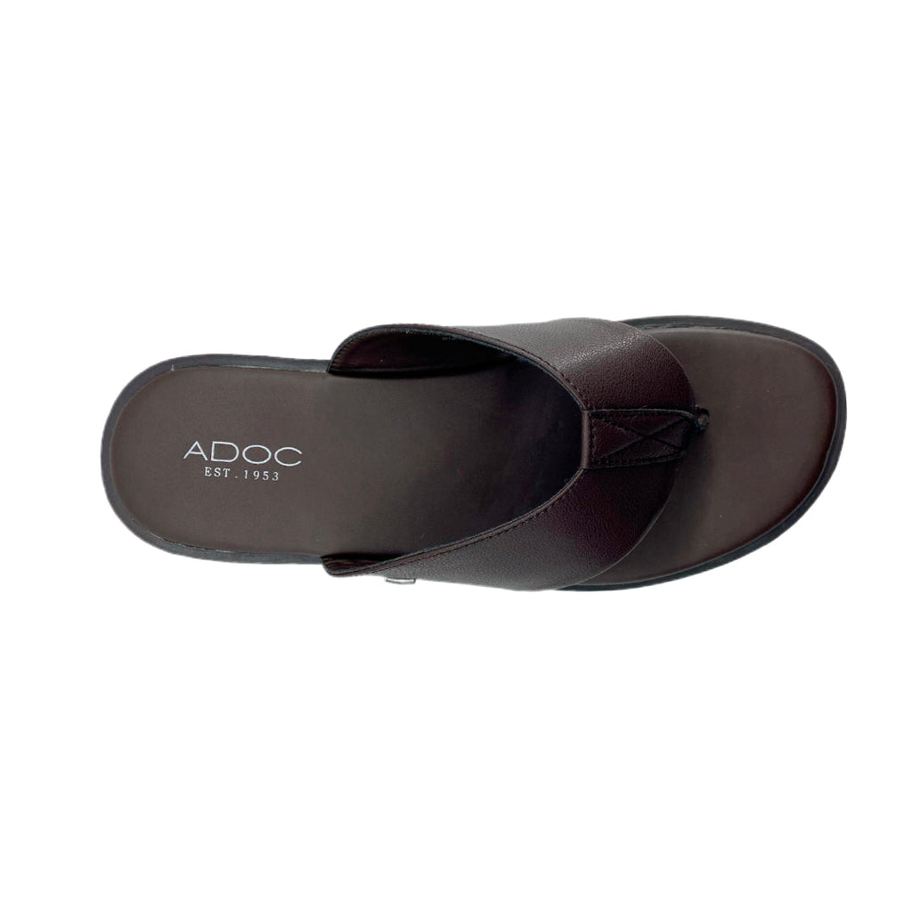 Sandalias slip on Derecke para hombre color café
