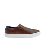 Sneakers slip on Gio para hombre color café