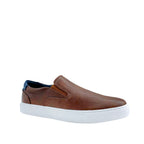 Sneakers slip on Gio para hombre color café