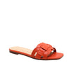 Sandalias slip on Elira para mujer color naranja