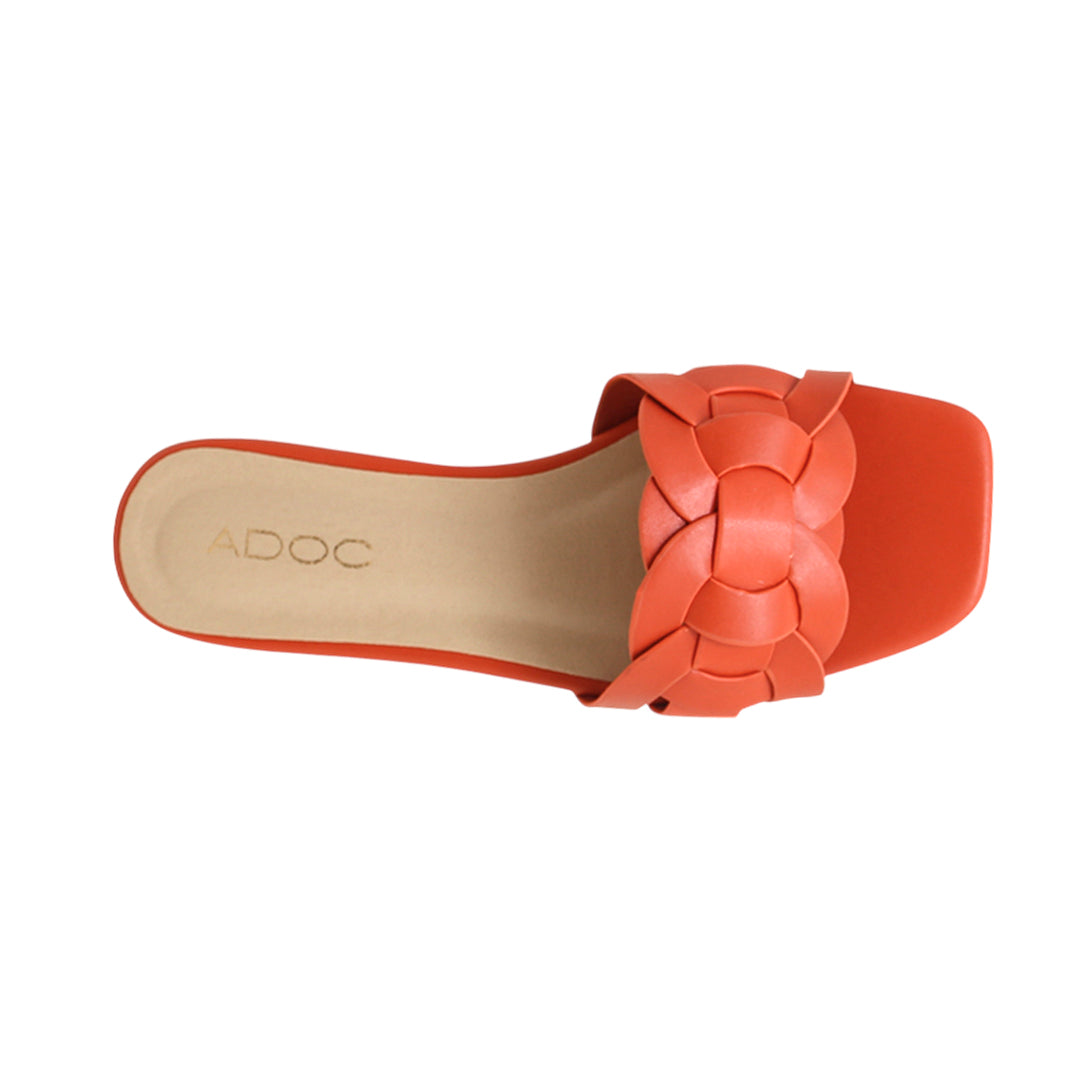 Sandalias slip on Elira para mujer color naranja