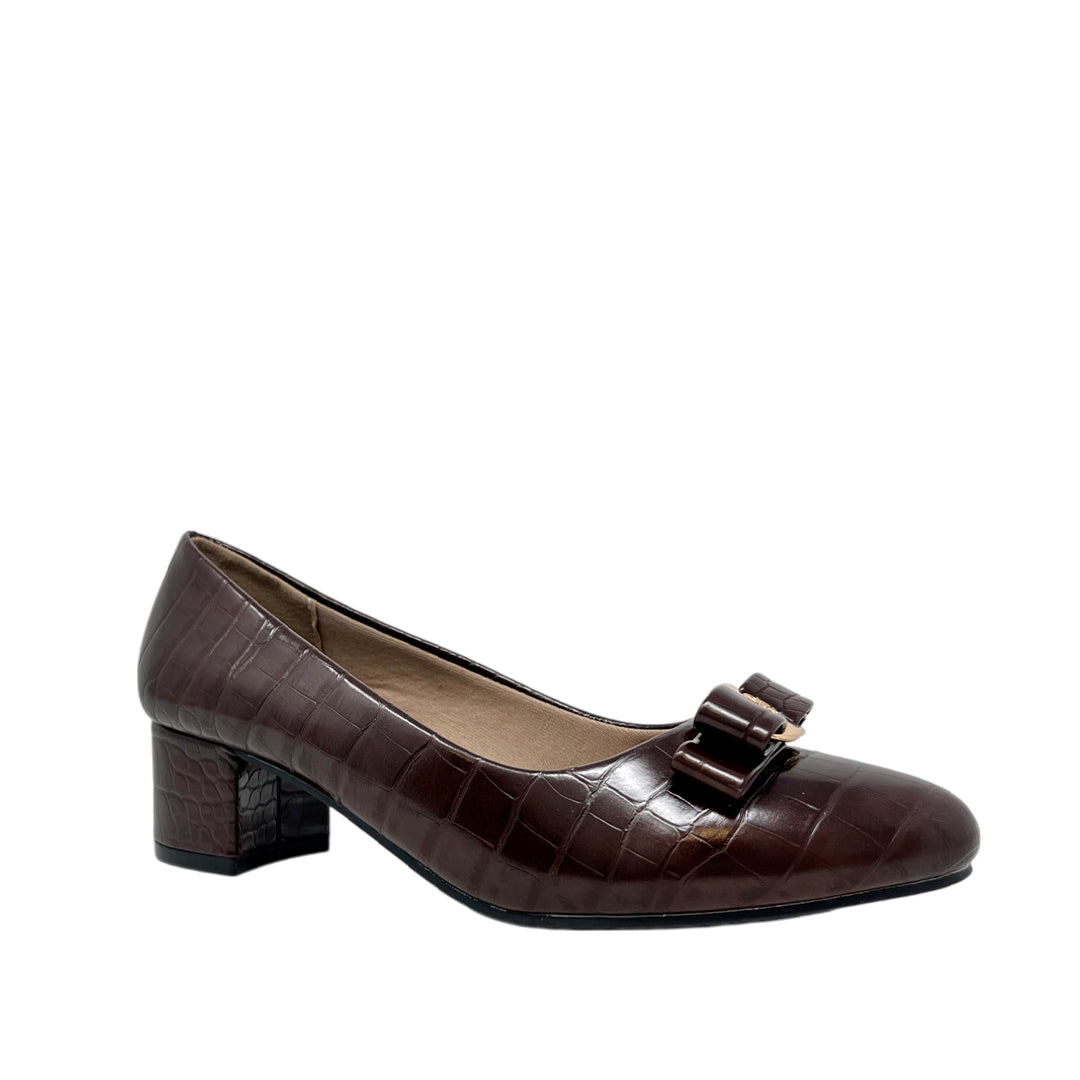 Tacones Belinna para mujer color café