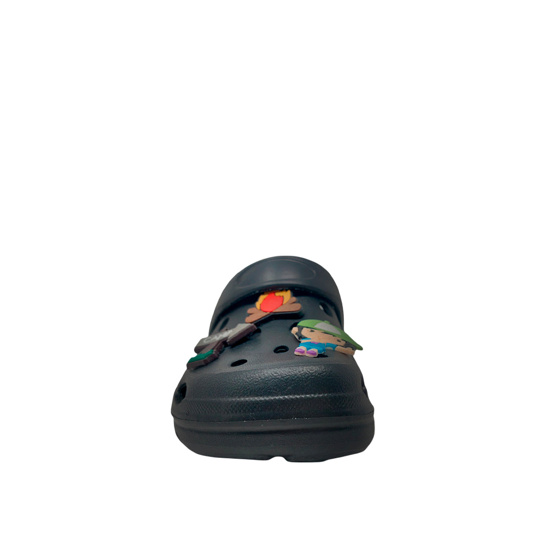 Sandalias slingback Manu para niño color negro
