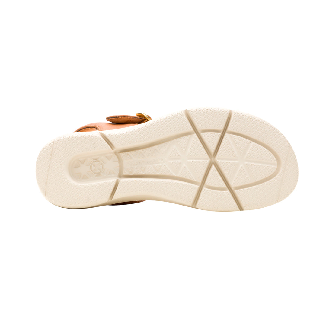 Sandalias flats Uplift QTR para mujer color tan