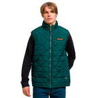 Chaleco Quilted Vest para hombre color turqueza