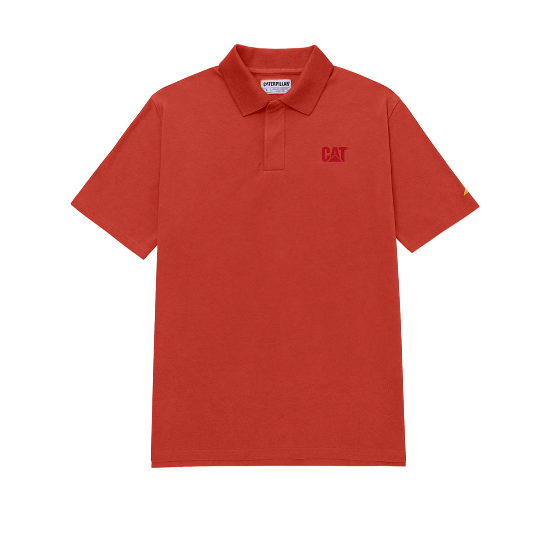 Camisa Polo Pique para hombre color rojo