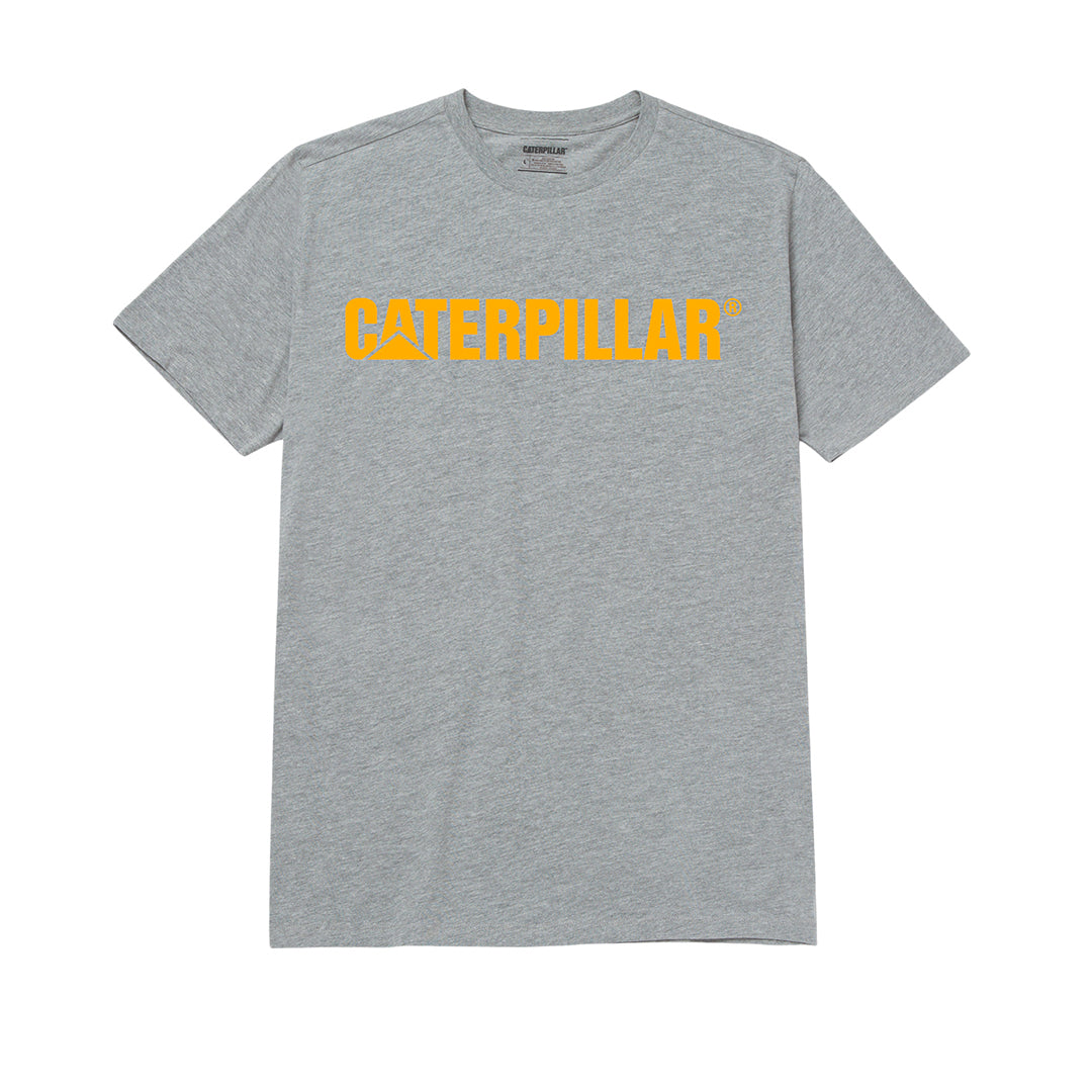 Camiseta Caterpillar Logo para hombre color gris