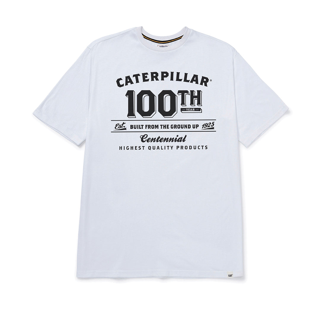 Camiseta Centennial para hombre color blanco