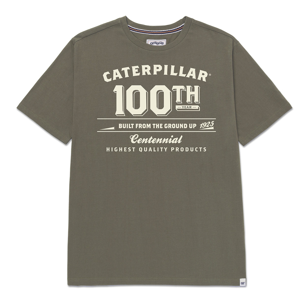Camiseta Centennial para hombre color olivo