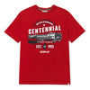 Camiseta Centennial para hombre color rojo
