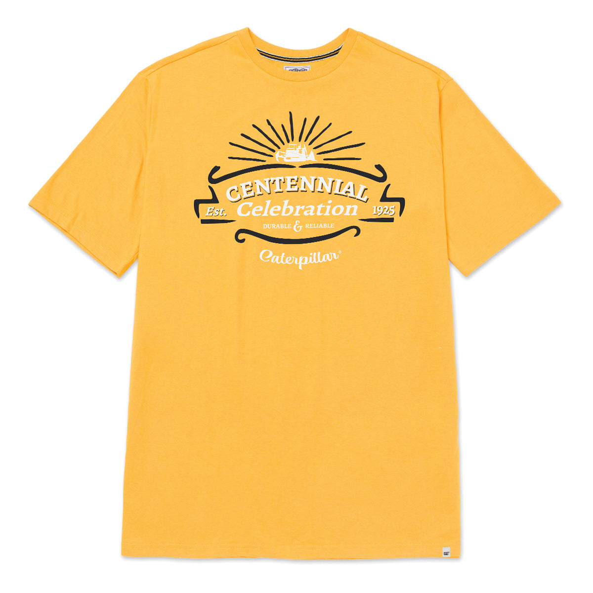 Camiseta Centennial para hombre color amarillo