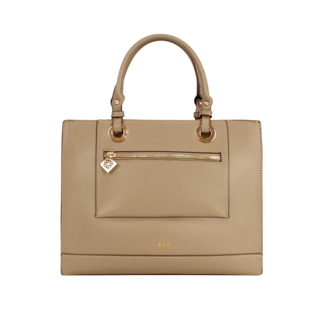 Cartera tote Alix para mujer color taupe