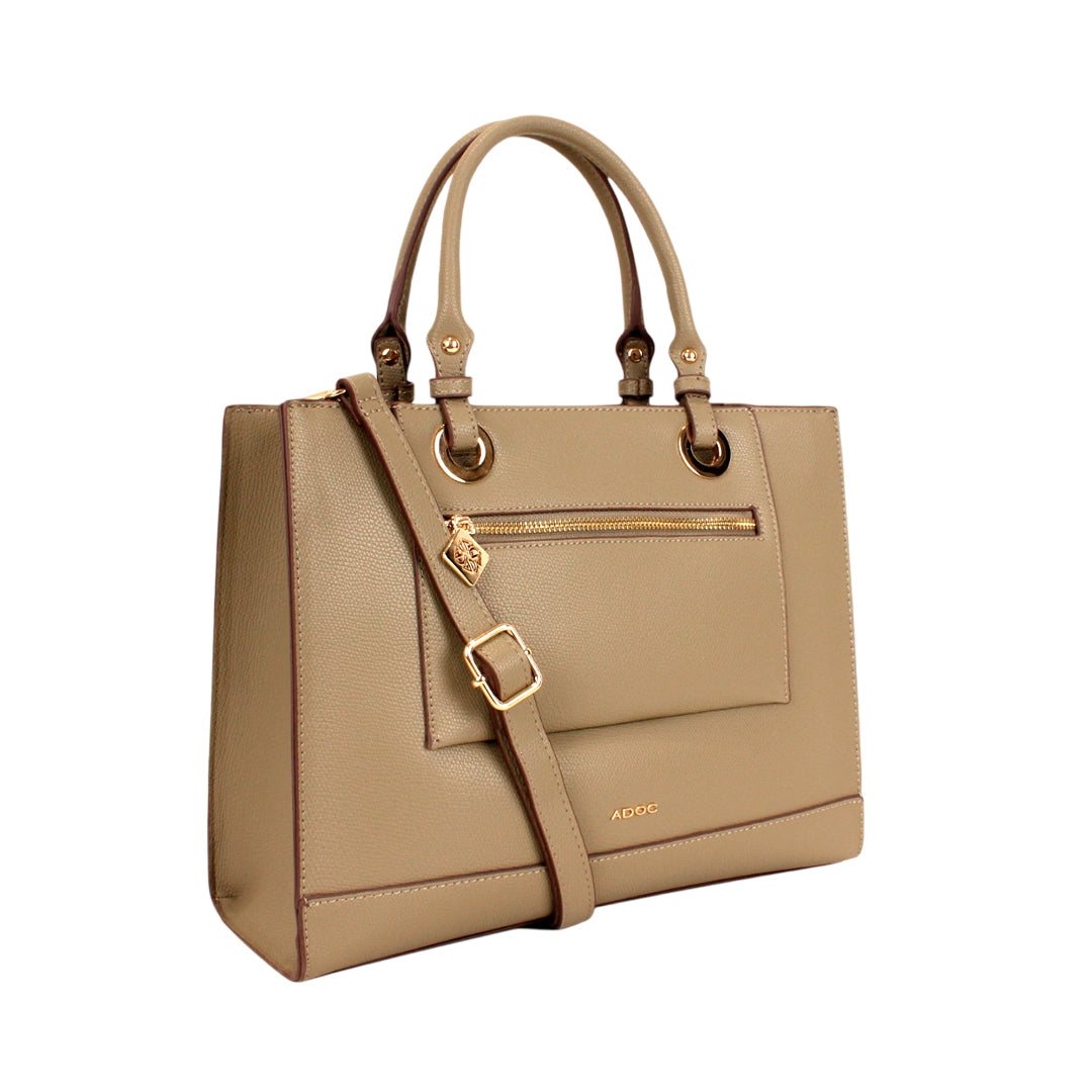Cartera tote Alix para mujer color taupe