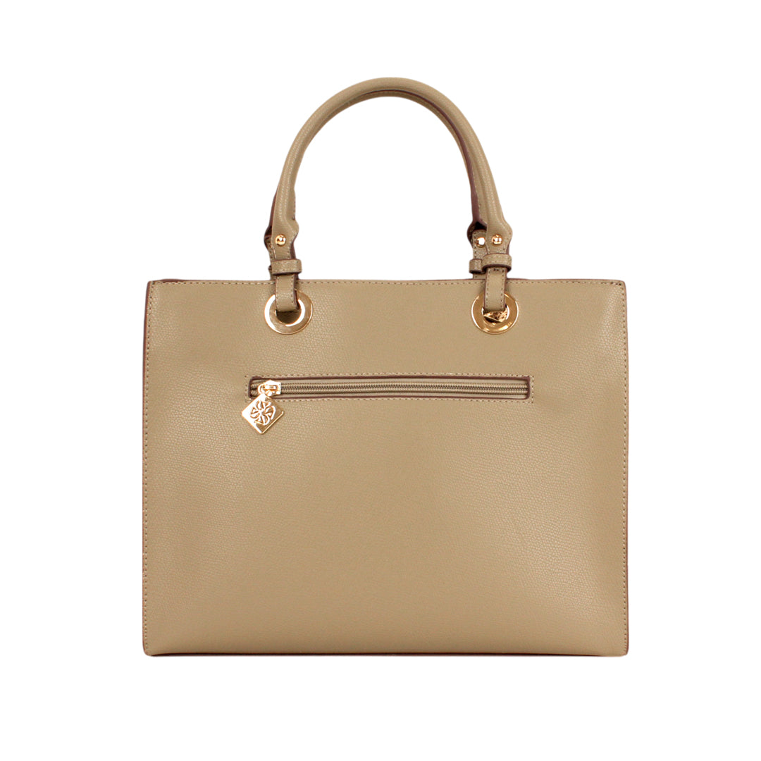 Cartera tote Alix para mujer color taupe