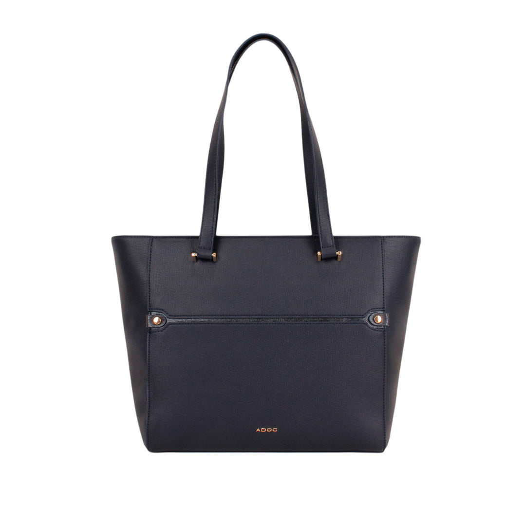 Cartera tote Ada para mujer color navy