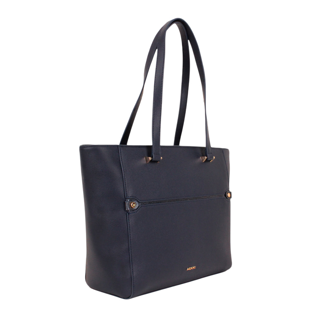 Cartera tote Ada para mujer color navy