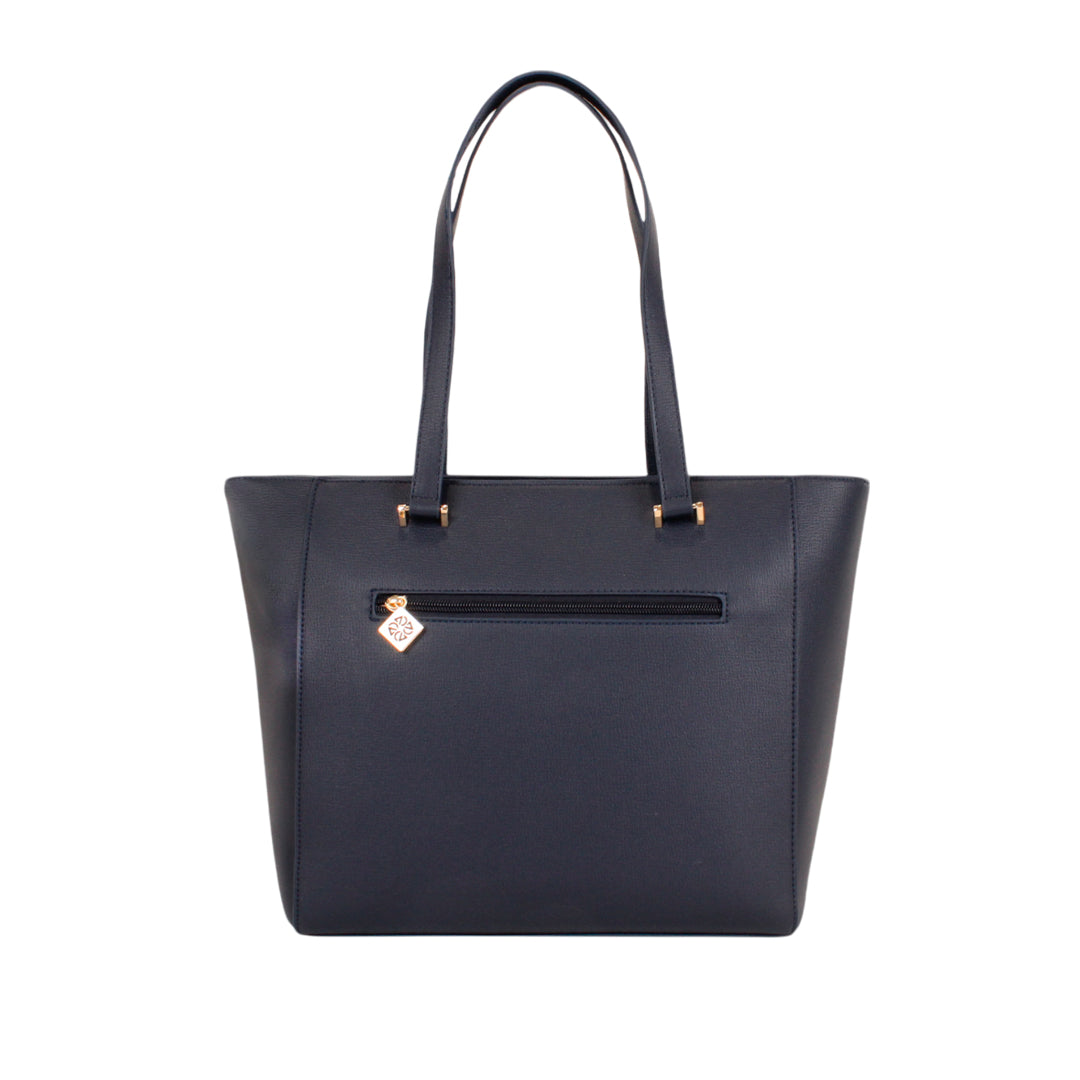 Cartera tote Ada para mujer color navy