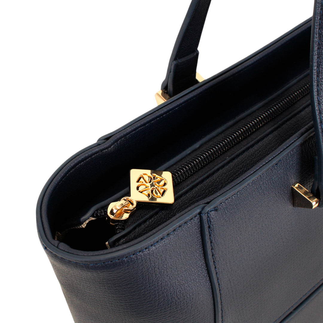 Cartera tote Ada para mujer color navy