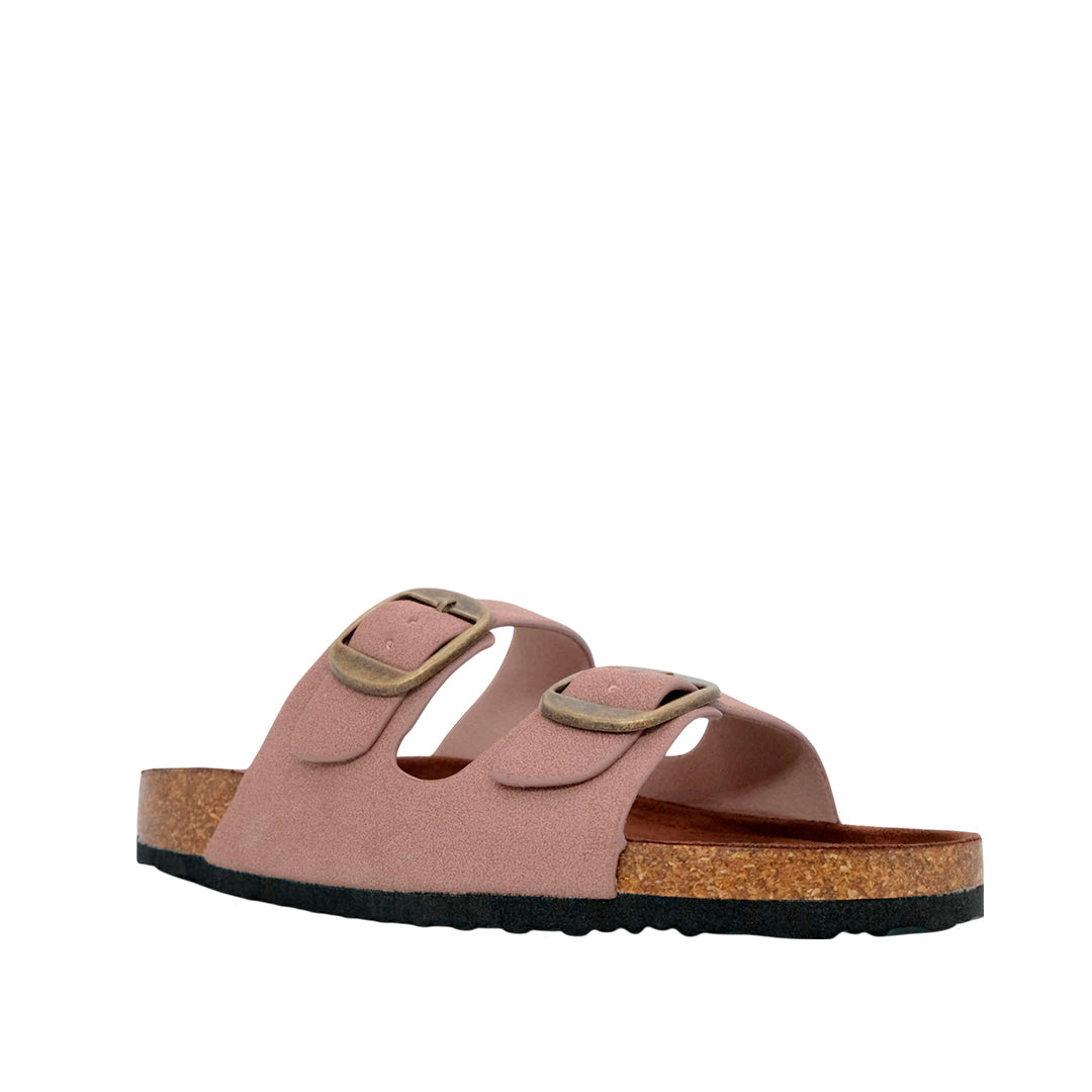 Sandalias flats Mirka para mujer color nude