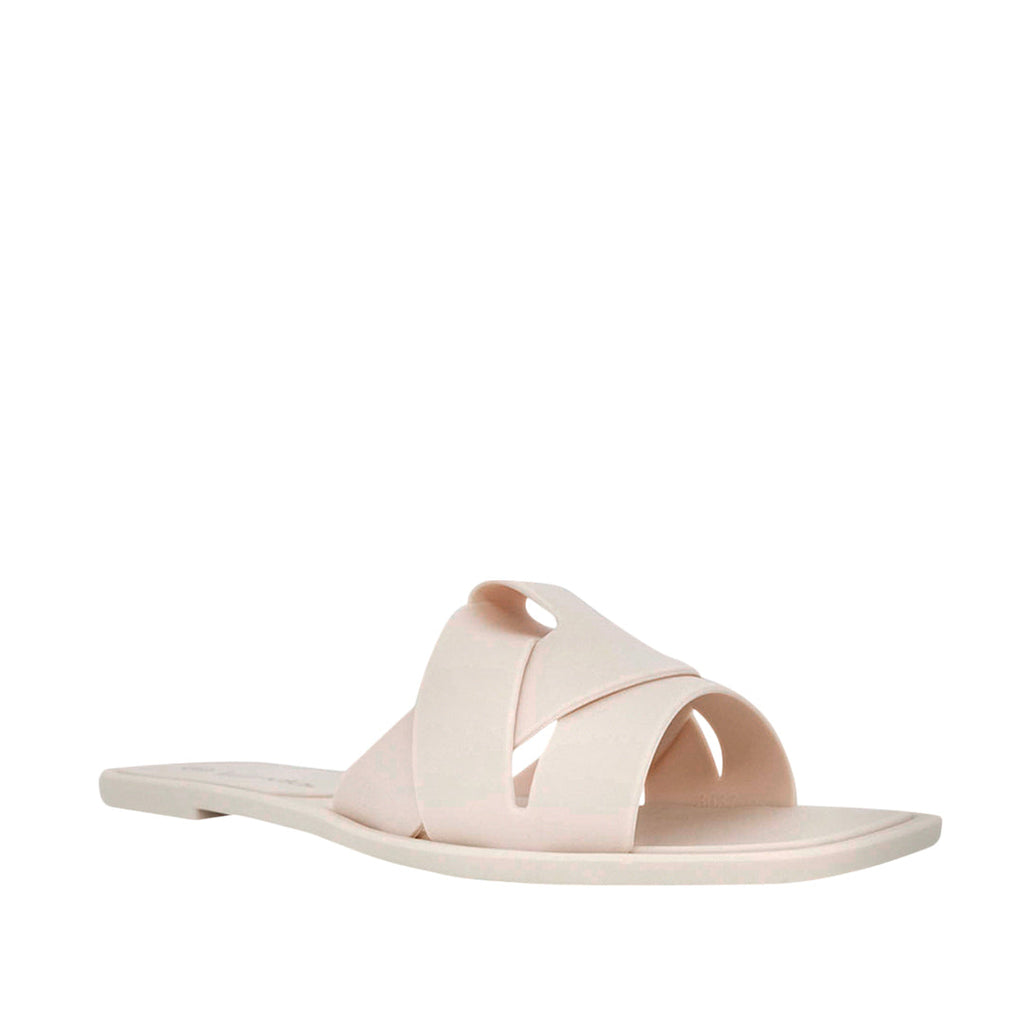 Sandalias flats Nina para mujer color hueso