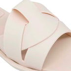 Sandalias flats Nina para mujer color hueso