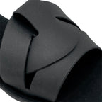 Sandalias flats Nina para mujer color negro