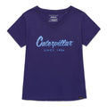 Camiseta V Neck para mujer color morado