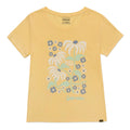 Camiseta Crew Floral para mujer color amarillo