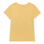 Camiseta Crew Floral para mujer color amarillo