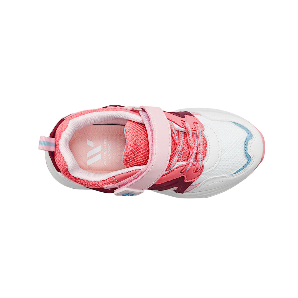 Tennis Gwin para niña color rosado