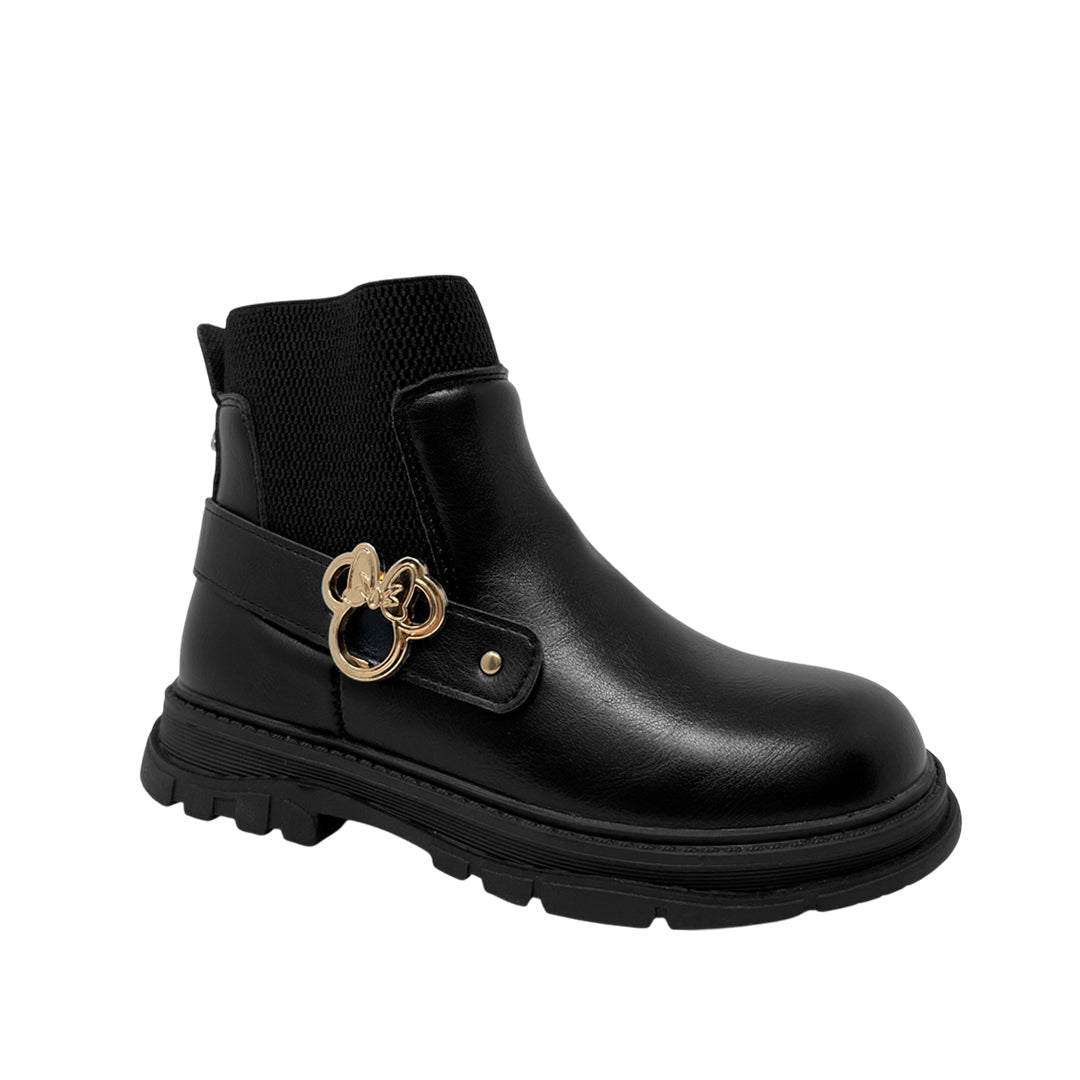 Botas Minnie para niña color negro