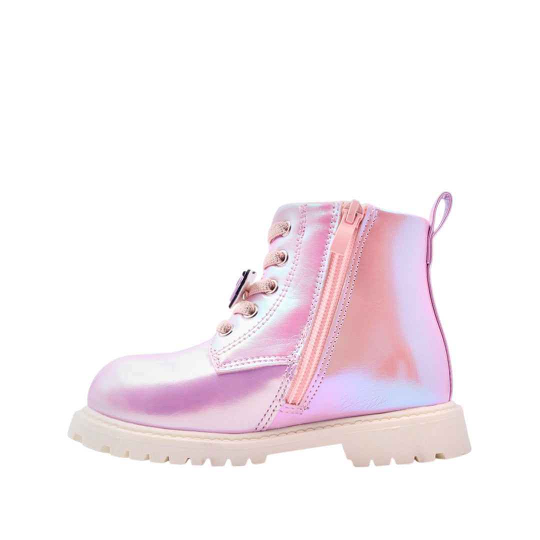 Botas Minnie para niña color rosado