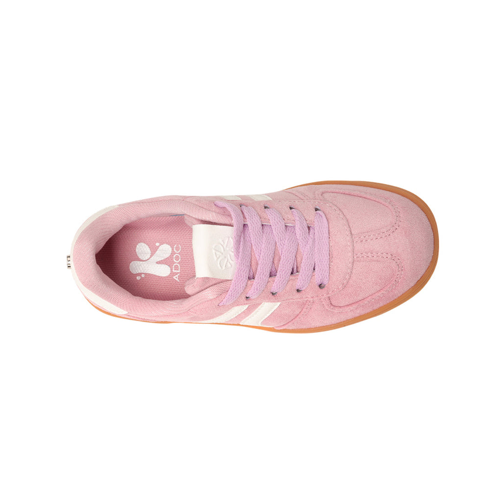 Sneakers Gianna para niña color rosado y blanco
