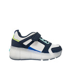 Sneakers con luces Glen para niño color blanco, azul y negro