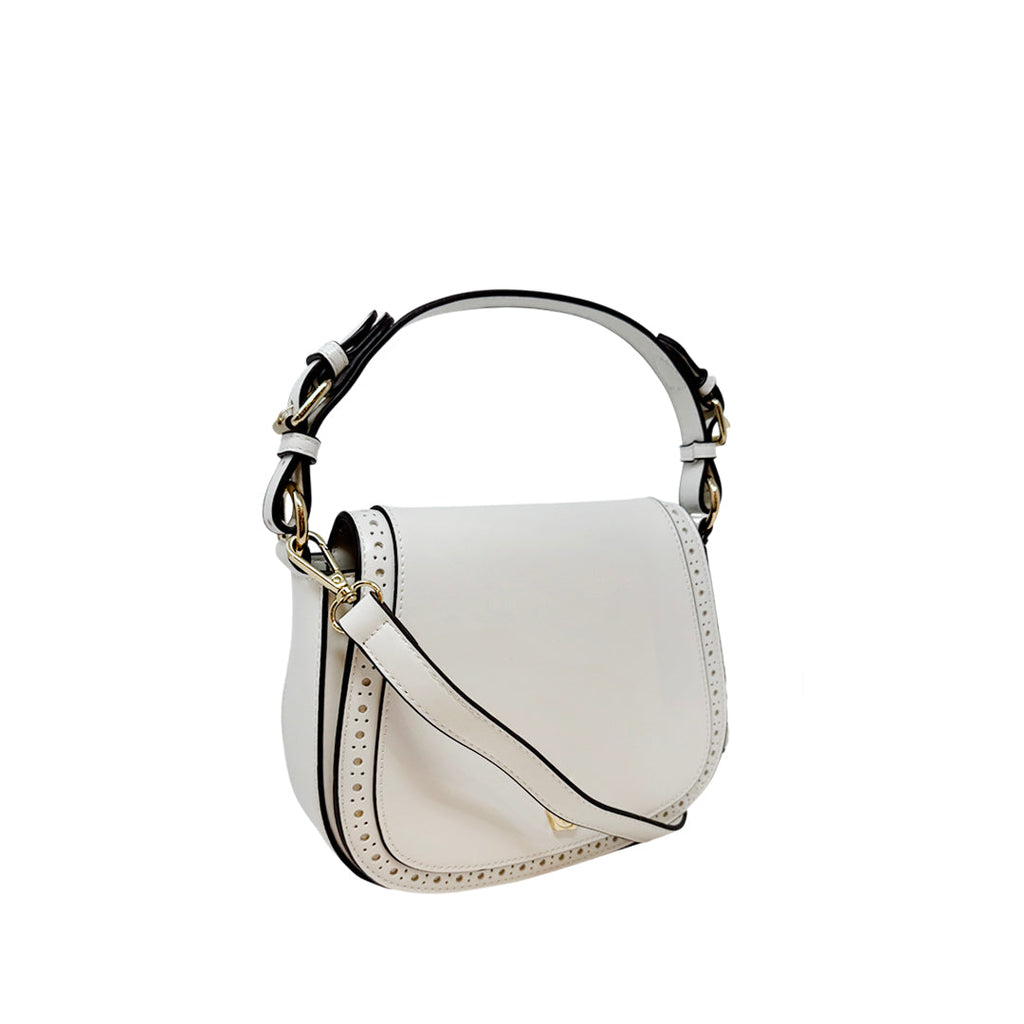 Cartera crossbody Natasha para mujer color hueso